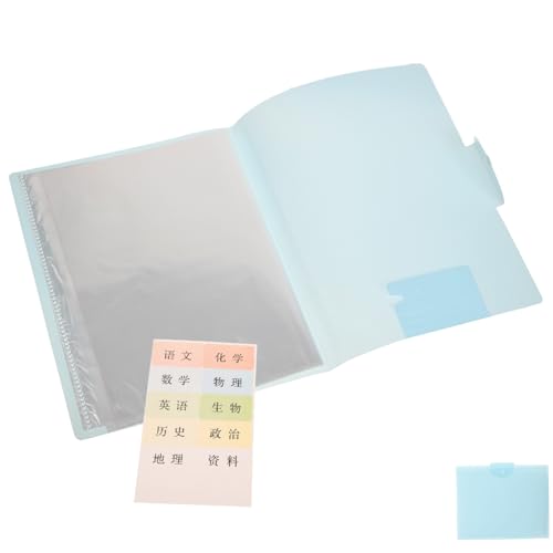 Happyyami Dokumentenmappe Transparent Organizer für Quittungen und Unterlagen Tragbare Aufbewahrungstasche mit Fächern Hellblau für Büro Schule und Reisen Happyyami Dokumentenmappe Transparent Organizer für Quittungen und Unterlagen Tragbare Aufbewahrungstasche mit Fächern Hellblau für Büro Schule und Reisen von Happyyami