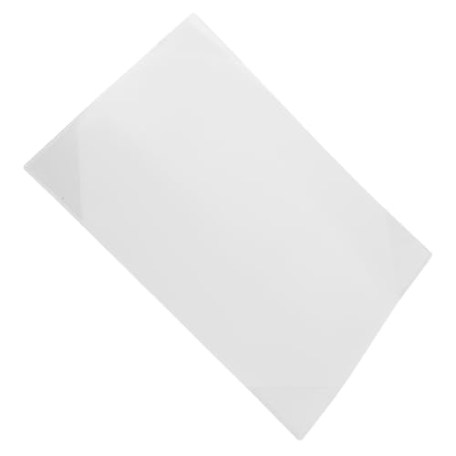 Happyyami Dokumentenschutz ordner durchsichtig Transparente Dokumentenmappe Magnetischer Organizer Binderordner wasserdicht schicke Dokumentdateien Scrapbooking-Aufbewahrungsschutz PVC Weiß von Happyyami