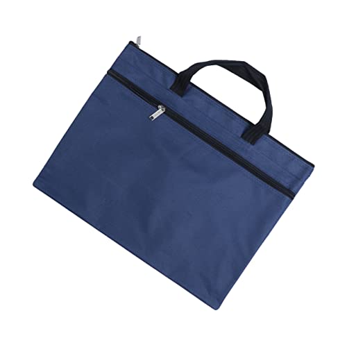Happyyami Dokumententasche Multifunktionale Aktentasche mit Reißverschluss Wasserdichtes Material für Business und Reisen Tragbarer Organizer für Papiere und Zubehör von Happyyami