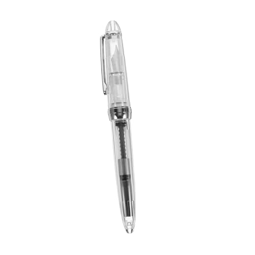 Happyyami Drehlöschstift Füllfederhalter Kalligraphiestifte Schreibspitze Klarer Füllfederhalter Tintenstift Reisestift Tragbare Schilderstifte Multifunktionsstift Geschäftsgeschenkstift von Happyyami