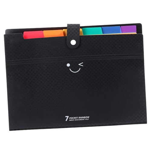 Happyyami Erweiterbarer Dokumentenorganisator Farbiger Aktenordner Mit Praktischer Schnalle Leichter Datei Organizer Für Fächer Für Büro Schule Und Zuhause von Happyyami