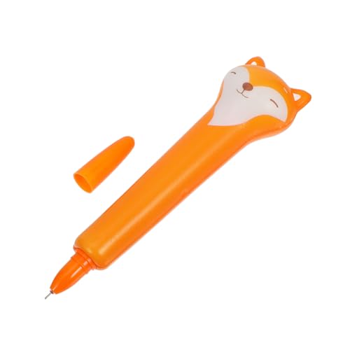 Happyyami Fuchs Gel Stift Kawaii Löschbare Stifte Cartoon-kugelschreiber Kawaii-stifte Süße Löschbare Stifte Tierische Gelstifte Niedliche Tierstifte Kawaii Löschbare Tierstifte Orange von Happyyami