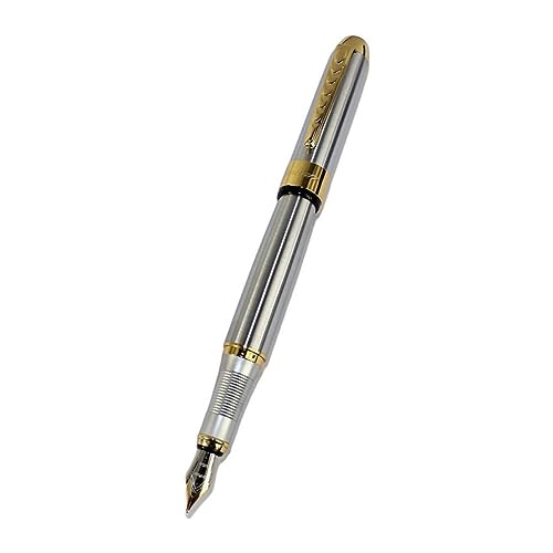 Happyyami Füllfederhalter mit Mittlerer Spitze Glänzender und Goldenen Akzenten für Präzises Schreiben und Design von Happyyami