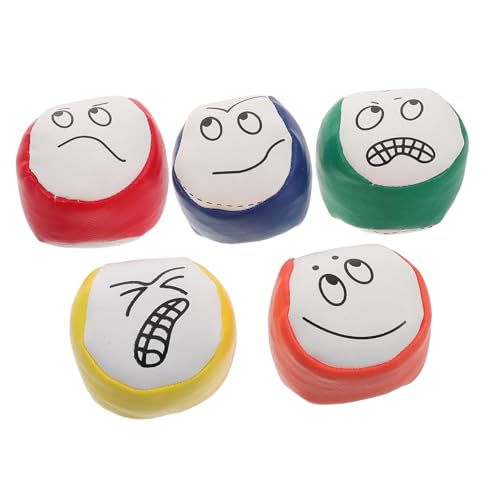 Happyyami Jonglierset Für Kinder 5 Sitzsäcke Zum Werfen PVC-Material Für Strand- Und Spielplatzpartys von Happyyami