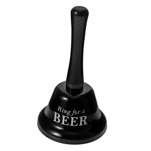 Happyyami Kreative Handglocke aus Metall für Bachelor Partys Tischglocke mit für Cafés und Bars Tragbar und Leicht Elegantem Schwarz Happyyami Kreative Handglocke aus Metall für Bachelor Partys Tischglocke mit für Cafés und Bars Tragbar und Leicht Elegantem Schwarz von Happyyami