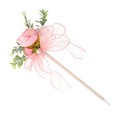 Happyyami Kreativer Kugelschreiber mit Künstlicher Schwarze für Hochzeiten Valentinstag Geburtstage und Besondere Anlässe Einzigartiges Design Perfektes für Frauen und Lehrer von Happyyami