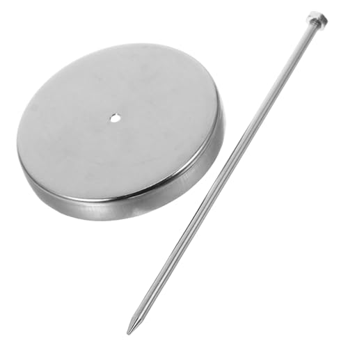 Happyyami Menü-Inserter Quittungshalter aus Metall Inhaber von Restaurants Quittung Geldscheingabel aus Metall Memo-Spike-Halter Inhaber von Bürorechnungen Plastik Silver von Happyyami