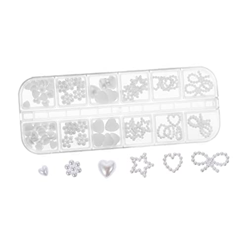Happyyami Nageldekorperlen Box für DIY Maniküre Stereoskopische Perlen für Nagelkunst Vielseitiges Zubehör für Verschiedene Anlässe Happyyami Nageldekorperlen Box für DIY Maniküre Stereoskopische Perlen für Nagelkunst Vielseitiges Zubehör für Verschiedene Anlässe von Happyyami