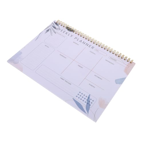 Happyyami Notizblock für Arbeitspläne Undatiertes Planungshandbuch mit Ringbindung Organizer mit Gewohnheitstracker für Büro und Schule Happyyami Notizblock für Arbeitspläne Undatiertes Planungshandbuch mit Ringbindung Organizer mit Gewohnheitstracker für Büro und Schule von Happyyami