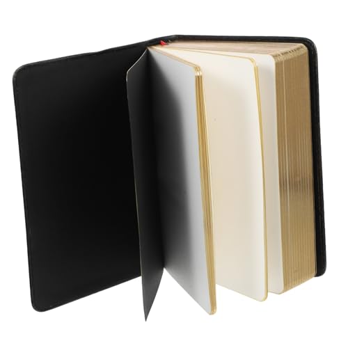 Happyyami PU Notizbuch mit Goldrand Geschäftliches Notizbuch für Planungen Tragbares Tagebuch Kreatives Scrapbook Schreibnotizbuch für Büro Happyyami PU Notizbuch mit Goldrand Geschäftliches Notizbuch für Planungen Tragbares Tagebuch Kreatives Scrapbook Schreibnotizbuch für Büro von Happyyami
