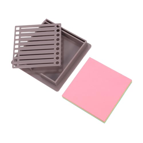 Happyyami Quadratischer Haftnotizen Spender mit Vorlagenbox für Büro Schule und Meetings Selbstklebender Notizen Farben Happyyami Quadratischer Haftnotizen Spender mit Vorlagenbox für Büro Schule und Meetings Selbstklebender Notizen Farben von Happyyami