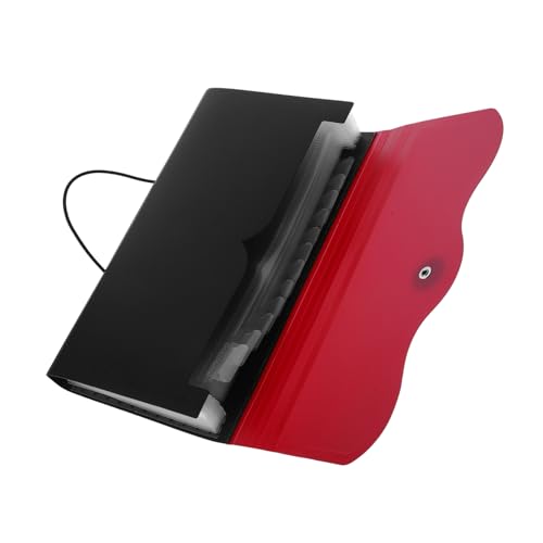 Happyyami Quittungsaufbewahrungstasche Ordner Stapelbarer Organizer Coupon Geldhalter Währungsumschläge Aktenordner Organizer Mehrere Fächer Tragbarer Office Dokumenten von Happyyami