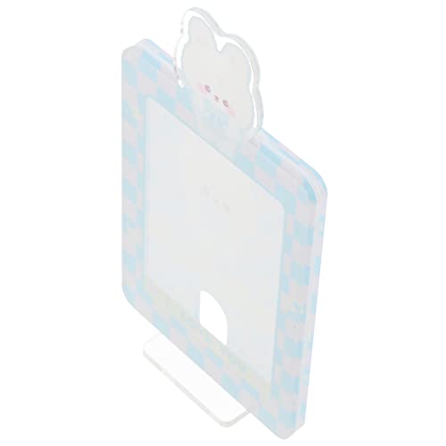 Happyyami Rackkartenhalter anzeigen Kartenhalter Tisch Klarer Ständer für die Präsentation Stand tischkartenhalter kleiner Karteneinband Kartenständer aus Kunststoff Plastik von Happyyami