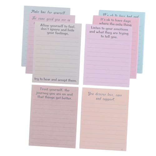 Happyyami Retro Haftnotizen mit Selbstklebe Notizblöcken Vintage Bürobedarf Liniert für Schule Home Office Vielseitig Einsetzbar Wänden Kühlschränken Happyyami Retro Haftnotizen mit Selbstklebe Notizblöcken Vintage Bürobedarf Liniert für Schule Home Office Vielseitig Einsetzbar Wänden Kühlschränken von Happyyami