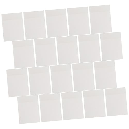 Happyyami Selbstklebende Notizblöcke Transparente Memo Pads Wiederverwendbare Haftnotizen für Büro Zuhause und Schule für Listen und Erinnerungen von Happyyami