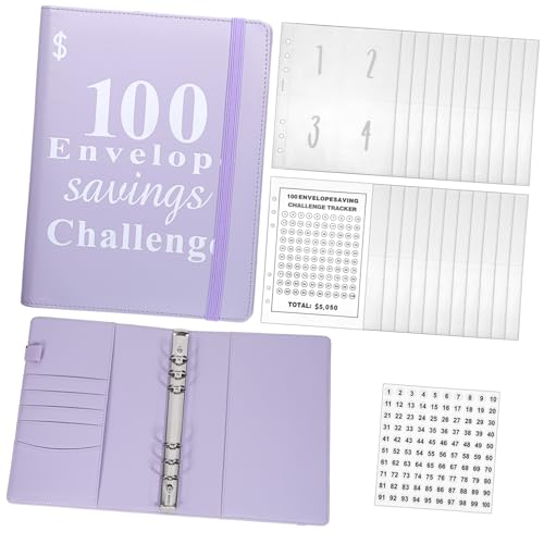 Happyyami Sparbuch mit Umschlägen Geldspar Challenge Binder Praktischer Planer zur Finanzverwaltung Motivierendes Design und Tragbar für Budgetplanung Happyyami Sparbuch mit Umschlägen Geldspar Challenge Binder Praktischer Planer zur Finanzverwaltung Motivierendes Design und Tragbar für Budgetplanung von Happyyami