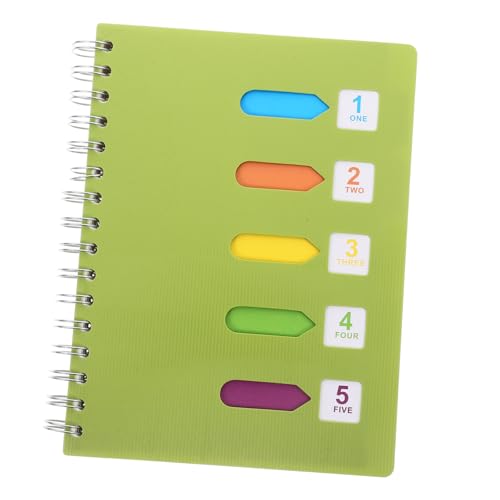 Happyyami Spiral-notizblock, Büro-schreibnotizblock, Notizblock Mit Nachfüllbarem Tagebuchbinder Für Geschäft Und Schule, Tragbarer Notizblock A5 von Happyyami