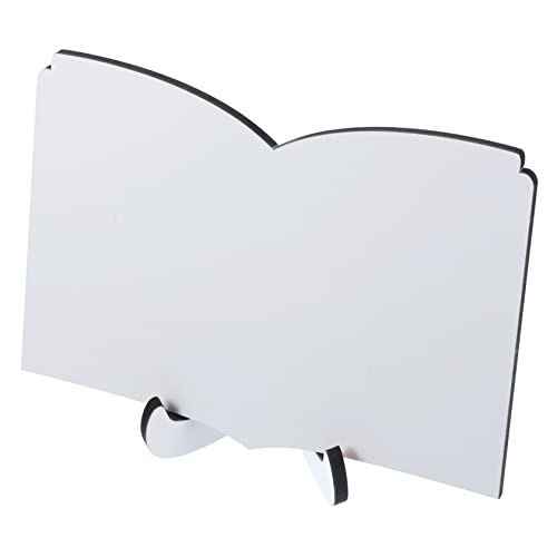 Happyyami Thermotransfer-druckplatte Sublimationsrohlinge Hochzeit Abschluss Dekoration Grad Dekorativ Leeren Bilderrahmen Übertragen Leerer Fotorahmen Diy Fotorahmen Hölzern Weiß von Happyyami