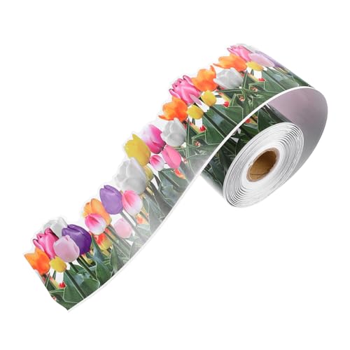 Happyyami Tulpen Dekorationen Bordüre Dekoration Bordüre Heimdekoration Wandbehang Abnehmbarer Bordürenaufkleber Festival Bordüre Papier Blumenbordüre Beschichtetes Papier Happyyami Tulpen Dekorationen Bordüre Dekoration Bordüre Heimdekoration Wandbehang Abnehmbarer Bordürenaufkleber Festival Bordüre Papier Blumenbordüre Beschichtetes Papier von Happyyami
