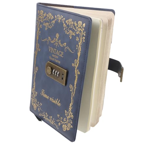 Happyyami Vintage PU Notizbuch mit Zahlenschloss Tragbarer Planer für Studenten Lehrer und Hochwertiges Tagebuch für Notizen und Inspiration Design mit Dicken und Sicherheitsverschluss Happyyami Vintage PU Notizbuch mit Zahlenschloss Tragbarer Planer für Studenten Lehrer und Hochwertiges Tagebuch für Notizen und Inspiration Design mit Dicken und Sicherheitsverschluss von Happyyami
