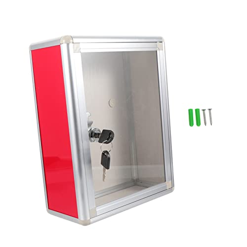 Happyyami Vorschlagsbox Mit Schloss Transparente Rote Beschwerdebox Für Büro Und Wandmontage Zur Sicheren Aufbewahrung Von Feedback Und Vorschlägen Happyyami Vorschlagsbox Mit Schloss Transparente Rote Beschwerdebox Für Büro Und Wandmontage Zur Sicheren Aufbewahrung Von Feedback Und Vorschlägen von Happyyami