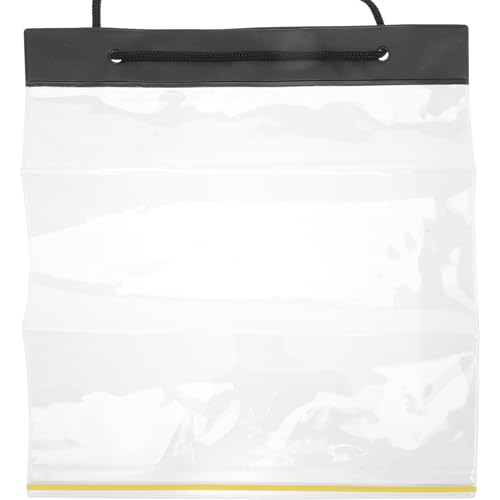 Happyyami Wasserdichte Kartentasche Unterlagen Kordelstring Wandern Wasserdichtes Kartenetui Camping ordner bürotasche dokumententasche handytasche Schulaktenhalter Schulaktenorganisator PVC von Happyyami
