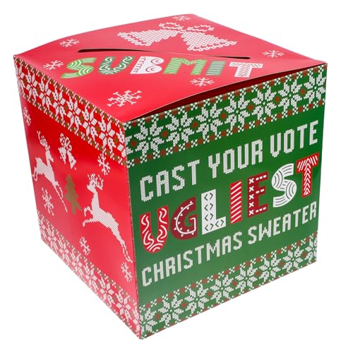 Happyyami Weihnachtsfeier Abstimmungsbox Große Kapazität Stabile Spendenbox für Losziehung und Abstimmung bei Partys Benutzerfreundliches Design Vielseitig Einsetzbar Happyyami Weihnachtsfeier Abstimmungsbox Große Kapazität Stabile Spendenbox für Losziehung und Abstimmung bei Partys Benutzerfreundliches Design Vielseitig Einsetzbar von Happyyami