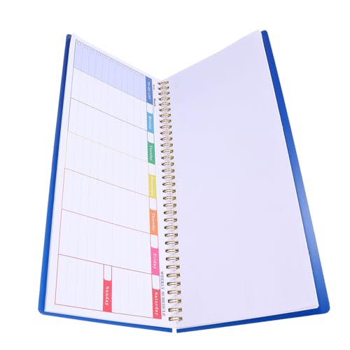 Happyyami Wochenplaner Essensplaner Stundenplaner Undatiert Aufgabenheft Gewohnheits-tracker-tagebuch Wöchentlicher Tischkalender Tagesplaner Notizblock Taschenplaner Schulplaner Blue Eisen Happyyami Wochenplaner Essensplaner Stundenplaner Undatiert Aufgabenheft Gewohnheits-tracker-tagebuch Wöchentlicher Tischkalender Tagesplaner Notizblock Taschenplaner Schulplaner Blue Eisen von Happyyami