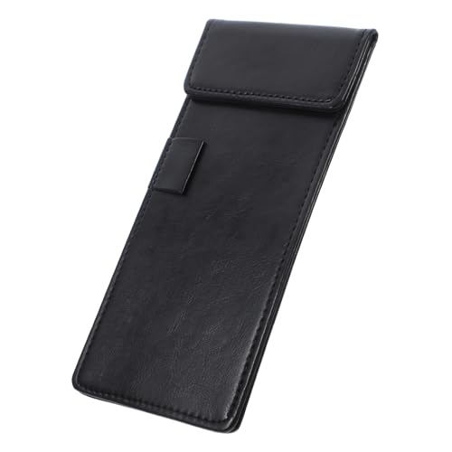 Happyyami a-la-carte-Clip ordner Notizblockhalter Mini-Klemmbrett für Quittungen magnetische Klemmbretter kleines magnetisches Klemmbrett Quittungs-Zwischenablage Leder Black von Happyyami