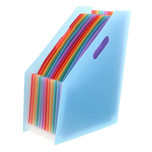 Happyyami kleiner Akkordeon-Ordner-Organizer Ordnerteiler Ablageordner Organisator aus Papier briefhalter aktenkoffer Desktop-Datei-Organizer Akkordeonordner für Dokumente Plastik Blue Happyyami kleiner Akkordeon-Ordner-Organizer Ordnerteiler Ablageordner Organisator aus Papier briefhalter aktenkoffer Desktop-Datei-Organizer Akkordeonordner für Dokumente Plastik Blue von Happyyami