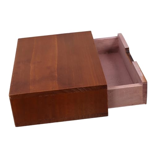 Holz Aufbewahrungsbox mit Schublade Vintage Organizer für Büro und Schlafzimmer Stabil und Langlebig Einfacher Zugriff Utensilien Design Holz Aufbewahrungsbox mit Schublade Vintage Organizer für Büro und Schlafzimmer Stabil und Langlebig Einfacher Zugriff Utensilien Design von Happyyami