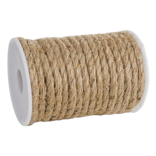 Jute Schnur Dicke Naturfaser für Gartenarbeit und Bastelprojekte Robustes Vielseitiges Bindematerial für Anwendungen und Dekorative Zwecke im Outdoor Bereich Jute Schnur Dicke Naturfaser für Gartenarbeit und Bastelprojekte Robustes Vielseitiges Bindematerial für Anwendungen und Dekorative Zwecke im Outdoor Bereich von Happyyami