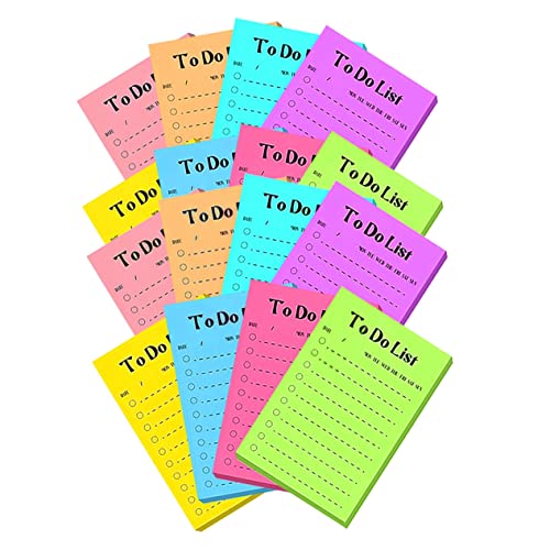 Portable Memo Pads Teile Selbstklebende Notizblätter Haftnotizen für Büro Schule und Zuhause für To Do Listen und Kreative Projekte von Happyyami