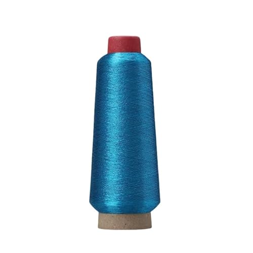 3200M Metallic Stickgarn Blau Glitzer Polyester Nähgarn für Nähmaschine, Kreuzstich von HarParBar
