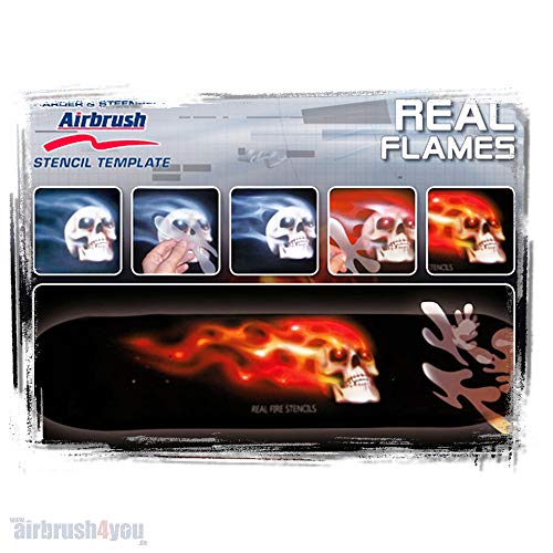 Airbrush Stencil Real Flames 410144 Harder & Steenbeck von Harder & Steenbeck