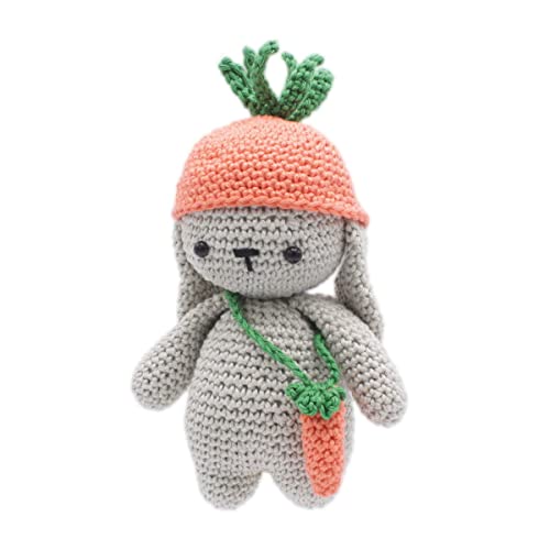 HardiCraft Häkelset Amigurumi Frank Hase mit Baumwollgarn und Füllmaterial, 16cm, HC-40MB109 HardiCraft Häkelset Amigurumi Frank Hase mit Baumwollgarn und Füllmaterial, 16cm, HC-40MB109 von Hardicraft