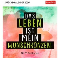 Harenberg Postkartenkalender Das Leben ist mein Wunschkonzert 2026 Harenberg Postkartenkalender Das Leben ist mein Wunschkonzert 2026 von Harenberg