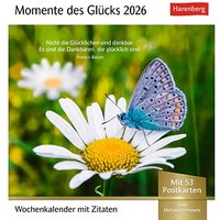 Harenberg Postkartenkalender Momente des Glücks 2026 von Harenberg