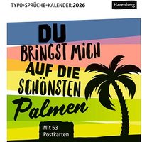 Harenberg Postkartenkalender Typo Sprüche 2026 Harenberg Postkartenkalender Typo Sprüche 2026 von Harenberg