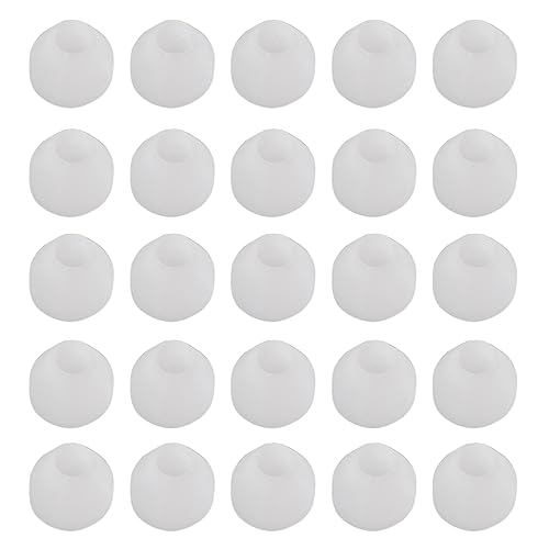Harewtwy 20 StüCk Stift Buchsen, WeißE Antihaft Stiftbuchsen für CA Finishing Stiftdrehen (0,43/11 Mm HöHe, 0,55/14 Mm Durchmesser) von Harewtwy