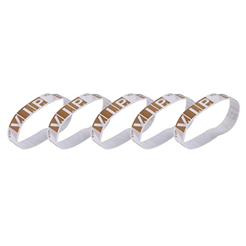 Harewtwy 500 StüCk VIP-ArmbäNder Leichte Event-ArmbäNder Personalisierte Party-ArmbäNder Farbiges Wasserdichtes Armband von Harewtwy