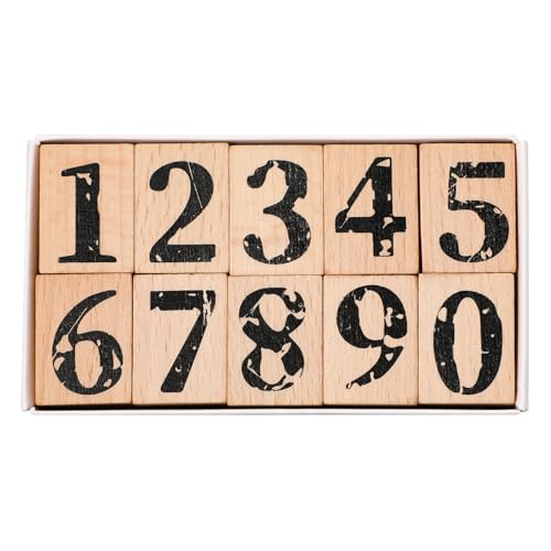 Nummer 0 bis 9 Holz Gummistempel, 10Stk Zahlen Holzstempel, Stempel Dekoration Set für DIY Grußkarten, Scrapbooking, Handwerk, Kartenherstellung Nummer 0 bis 9 Holz Gummistempel, 10Stk Zahlen Holzstempel, Stempel Dekoration Set für DIY Grußkarten, Scrapbooking, Handwerk, Kartenherstellung von Hariendny
