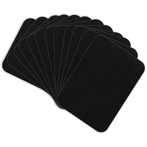 12 Stück Iron On Repair Patches, Flicken zum Aufbügeln, Schwarz Reparatur Patches for Clothing, Selbstklebende Bügelflicken Aufbügelflicken für Jeans, T-Shirt, Kleidung, Rucksack 12 Stück Iron On Repair Patches, Flicken zum Aufbügeln, Schwarz Reparatur Patches for Clothing, Selbstklebende Bügelflicken Aufbügelflicken für Jeans, T-Shirt, Kleidung, Rucksack von Hariendny