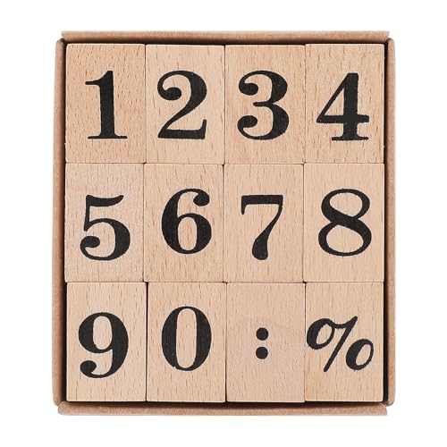 12 Stück Zahlen Holzstempel, Nummer 0 bis 9 Holz Gummistempel, Stempel Zahlen, Zahlenstempel Dekoration Set für DIY Grußkarten, Scrapbooking, Handwerk, Kartenherstellung 12 Stück Zahlen Holzstempel, Nummer 0 bis 9 Holz Gummistempel, Stempel Zahlen, Zahlenstempel Dekoration Set für DIY Grußkarten, Scrapbooking, Handwerk, Kartenherstellung von Hariendny