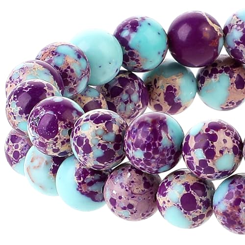 47 Stück Lila Naturstein Perlen, Edelstein Perlen, 8 mm Meeressediment Kaiser Jaspis Perlen, Edelstein Perlen, Schmuckherstellung, Bunte Runde Steinperlen, Edelsteine zum Auffädeln 47 Stück Lila Naturstein Perlen, Edelstein Perlen, 8 mm Meeressediment Kaiser Jaspis Perlen, Edelstein Perlen, Schmuckherstellung, Bunte Runde Steinperlen, Edelsteine zum Auffädeln von Hariendny