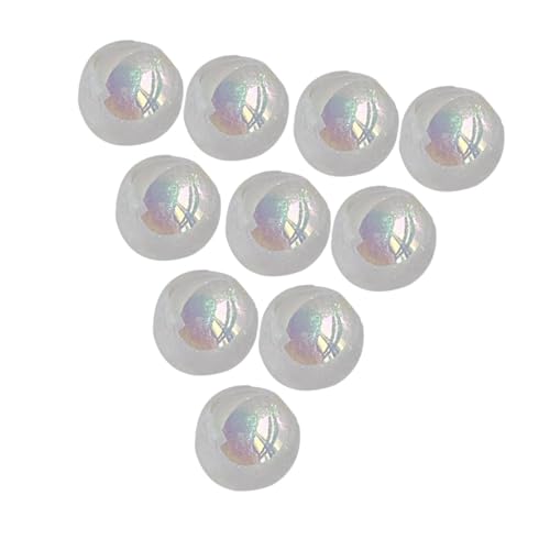 Harilla 10 Stück 16mm Acrylperlen Telefonkettenzubehör Dekorative Ornament Professionelle Kunstbreite Anwendungsdauerrunde, Weiß Harilla 10 Stück 16mm Acrylperlen Telefonkettenzubehör Dekorative Ornament Professionelle Kunstbreite Anwendungsdauerrunde, Weiß von Harilla