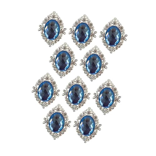 Harilla 10 Stück Nähen Dekorative Haarzubehör DIY Legierung Accessoires für Anzugsäcke Verzierungen Kleidung Kleidung, Blau Harilla 10 Stück Nähen Dekorative Haarzubehör DIY Legierung Accessoires für Anzugsäcke Verzierungen Kleidung Kleidung, Blau von Harilla