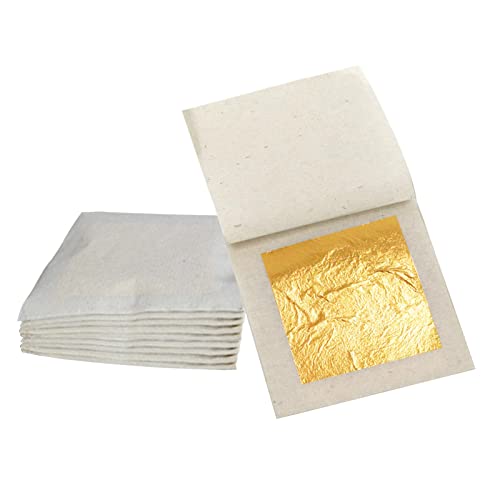 Harilla 10 Stück Pailletten Aureate Folie Dekorationsblätter DIY Glitter Farbe zum Malen, Basteln, Nagelkunst, Möbel, Schmuckherstellung von Harilla