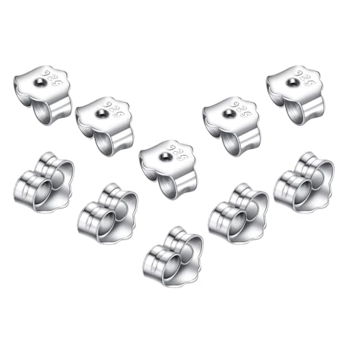 Harilla 10 Stücke sperren Ohrring -Rücken, Schmuck -Kit, DIY, Ohrringohrstier für Ohrringe Posts Mädchen Geschenke DIY -Ohrringliebhaber von Harilla