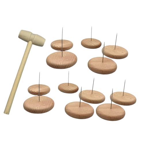 Harilla 12x Gehäkelter Puppenständer, Runder Sockel, Selbst Zusammenbaubar, Einzelstift, Massivholz, DIY für Sammleraufbewahrung, Unterstützung für Actionfigu, 5 cm Basis Harilla 12x Gehäkelter Puppenständer, Runder Sockel, Selbst Zusammenbaubar, Einzelstift, Massivholz, DIY für Sammleraufbewahrung, Unterstützung für Actionfigu, 5 cm Basis von Harilla